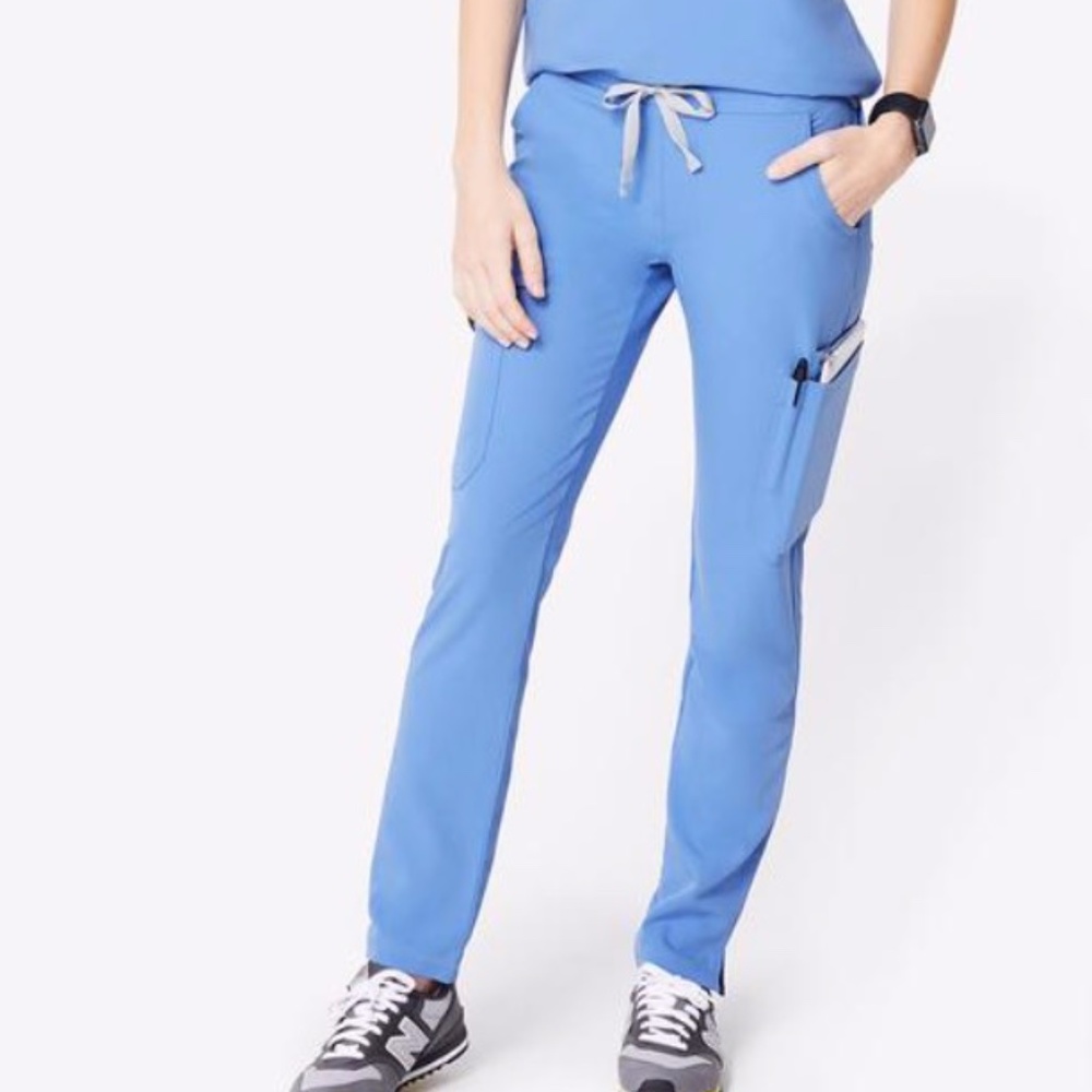 FIGS Yola Scrub Pants- CEIL BLUE